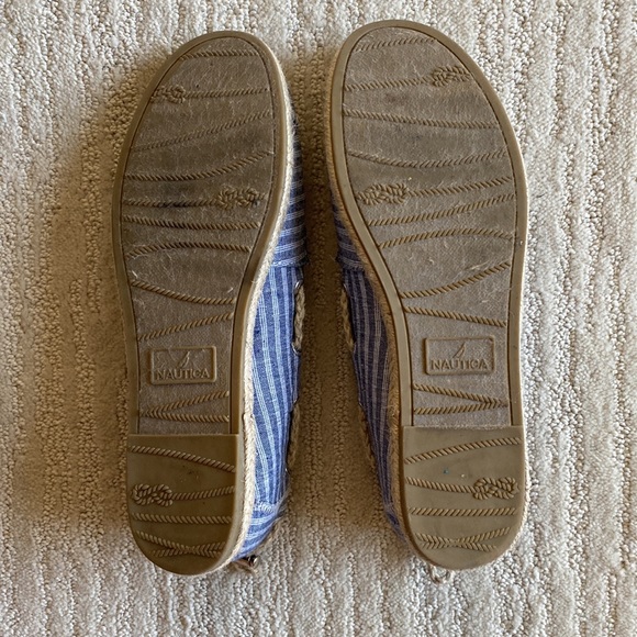 Nautica Striped Canvas Rutter Flats - Picture 9 of 11
